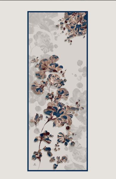 Kehribar Krep İpek Şal 70x190cm