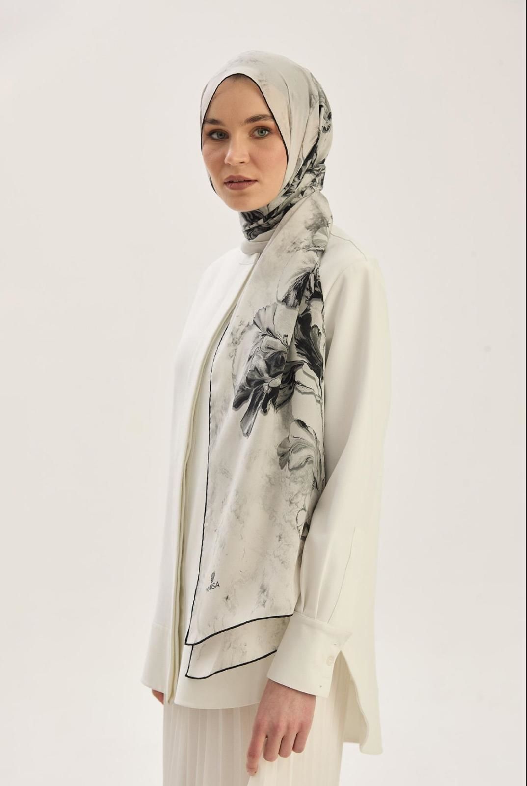 Reyya Krep İpek Şal 70x190cm