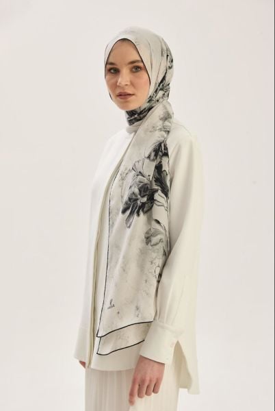 Reyya Krep İpek Şal 70x190cm