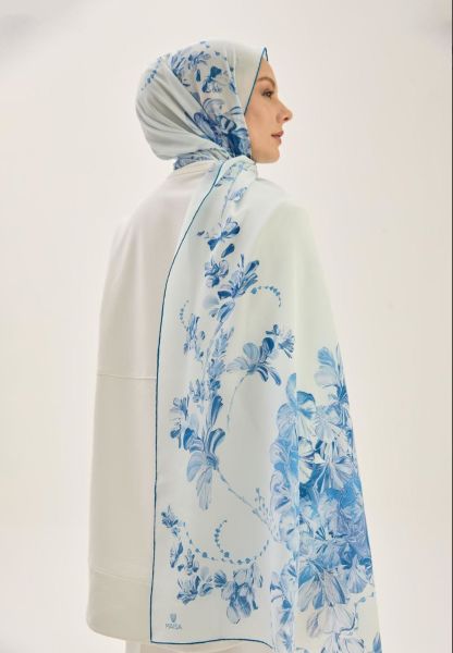 Helya Krep İpek Şal 70x190cm