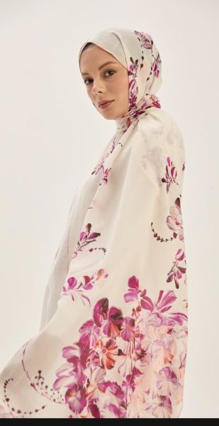 Helya Krep İpek Şal 70x190cm