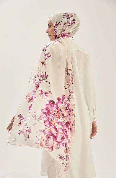 Helya Krep İpek Şal 70x190cm
