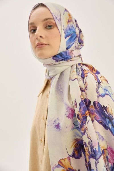 Reyya Pamuk İpek Şal 70x190cm