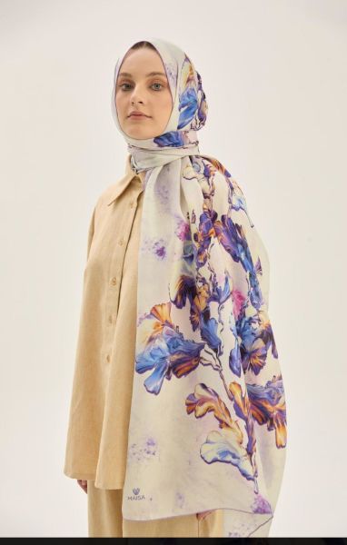 Reyya Pamuk İpek Şal 70x190cm