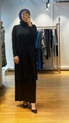 MissDalida Boğazlı Yaka Uzun Elbise T25K-4004