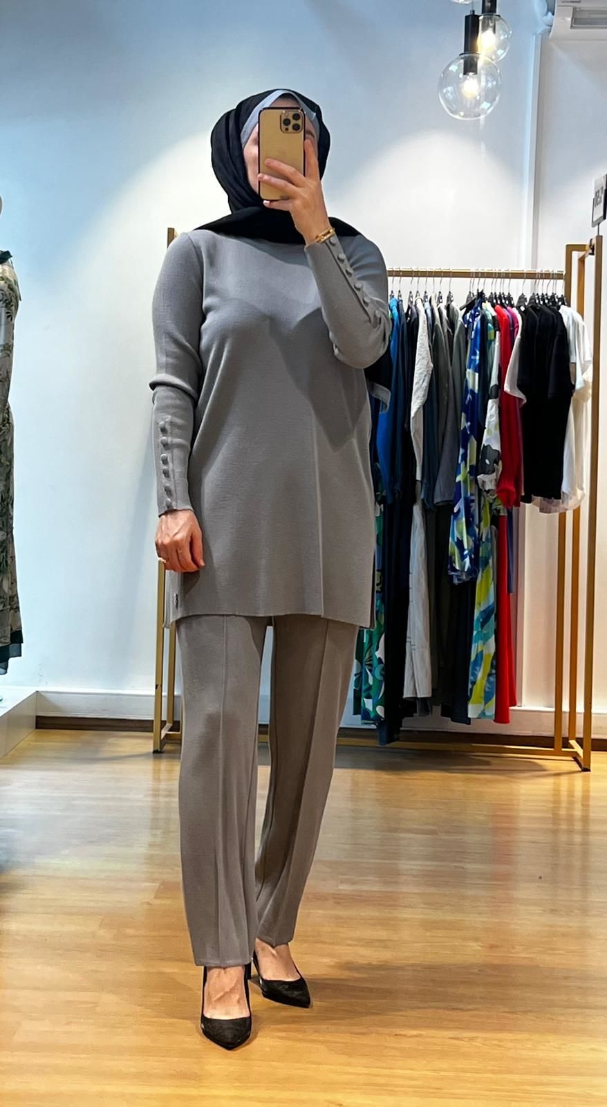 MissDalida Uzun Kollu Basic Triko Tunik T25K-6001