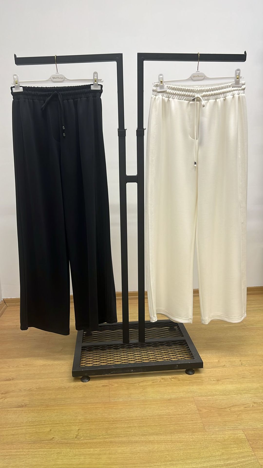 Sentez Berlin Yanı Nevrulu Geniş Paça Bambu Pantolon SZ-5581