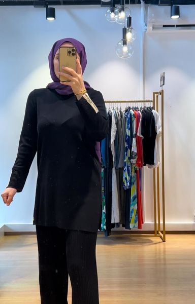MissDalida Bol Paça Triko Pantolon T25K-7001
