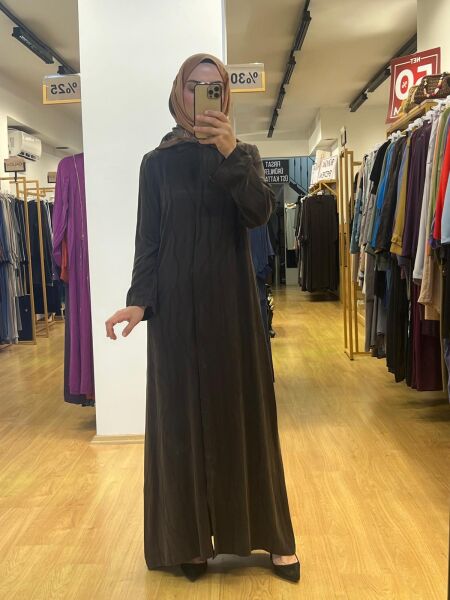 MissDalida Gömlek Yaka Jakarlı Cupro Ferace 25Y-8056