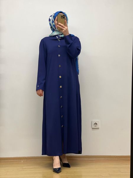 MissDalida Gömlek Yaka Uzun Triko Hırka 25Y-9004
