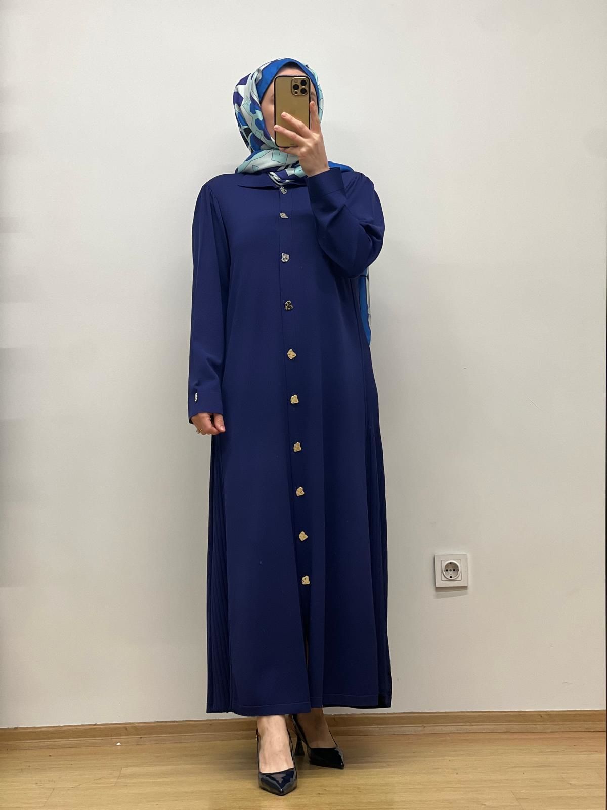 MissDalida Gömlek Yaka Uzun Triko Hırka 25Y-9004