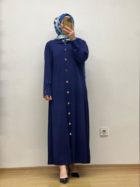 MissDalida Gömlek Yaka Uzun Triko Hırka 25Y-9004