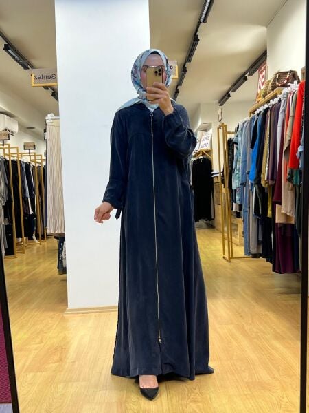 MissWhence Kapşonlu Cupro Ferace 37513