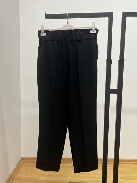 Sentez Beli Lastikli İnce Duble Paça Pantolon SZ-5514-BB