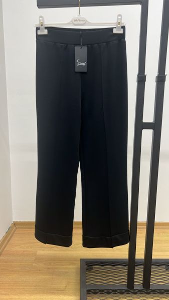 Sentez Nervürlü Bambu Duble Paça Pantolon 25Y-SZ-5536