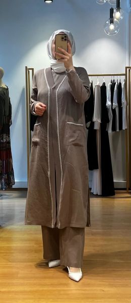 MissDalida Kolsuz Keten Tunik T24Y-6008