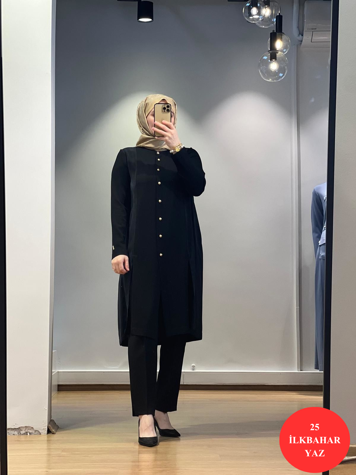 MissDalida Cupro Detaylı Top Düğmeli Triko Hırka 25Y-9014