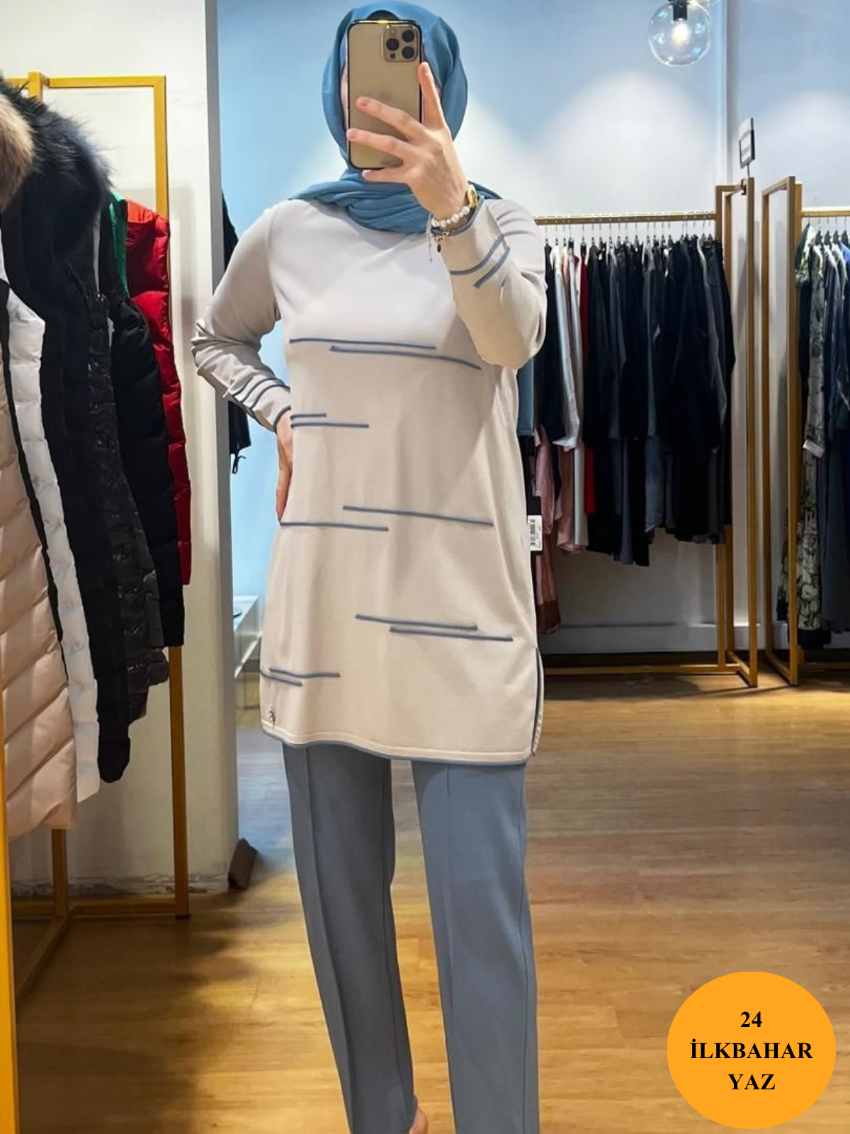 MissDalida Dar Paça Triko Pantolon T24Y-7000