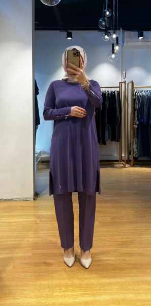 MissDalida Dar Paça Triko Pantolon T24Y-7000