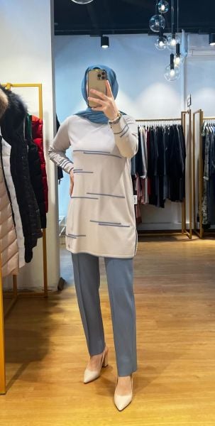 MissDalida Dar Paça Triko Pantolon T24Y-7000