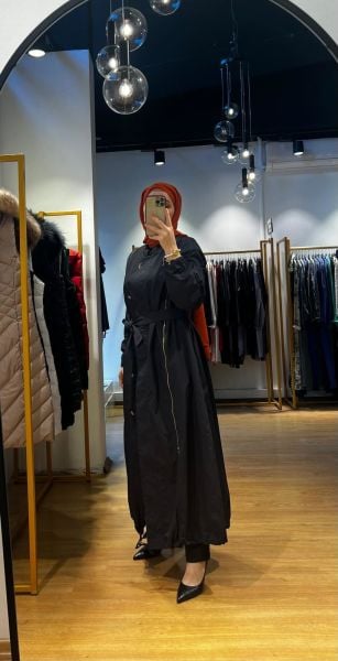 MissWhence Fermuar Detaylı Trençkot 35503