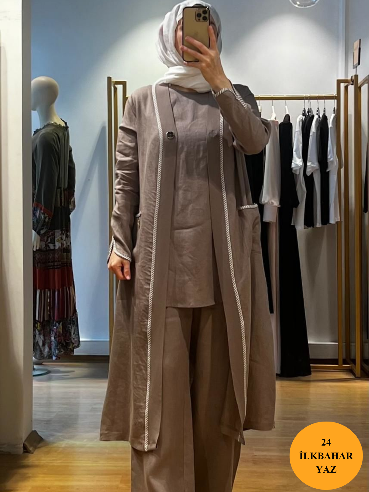 MissDalida Bol Paça Keten Pantolon T24Y-7004