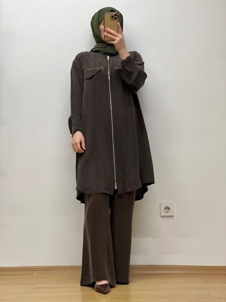MissWhence Cupro Pantolon 37110