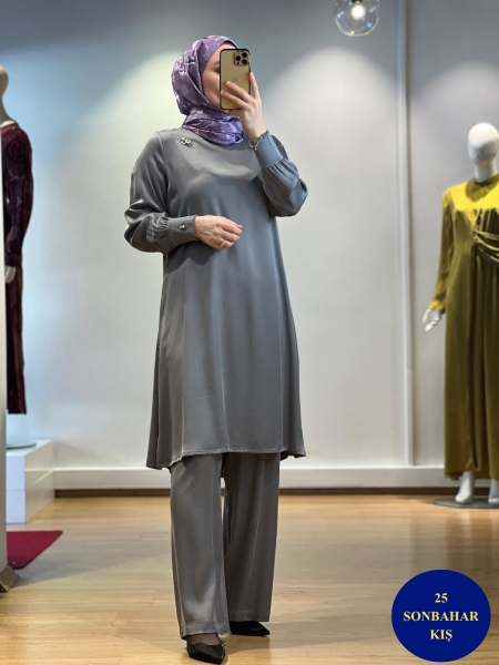 MissDalida Bol Paça Cupro Pantolon T25K-7015