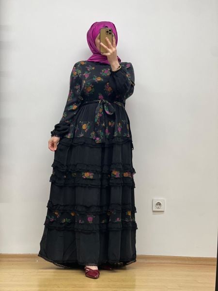 MissWhence Cupro Elbise 25Y-37818