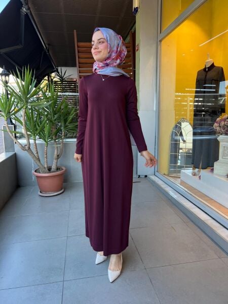 MissDalida Düz Renk Triko Elbise T25PF-4007