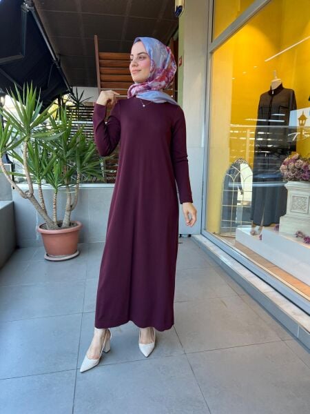 MissDalida Düz Renk Triko Elbise T25PF-4007