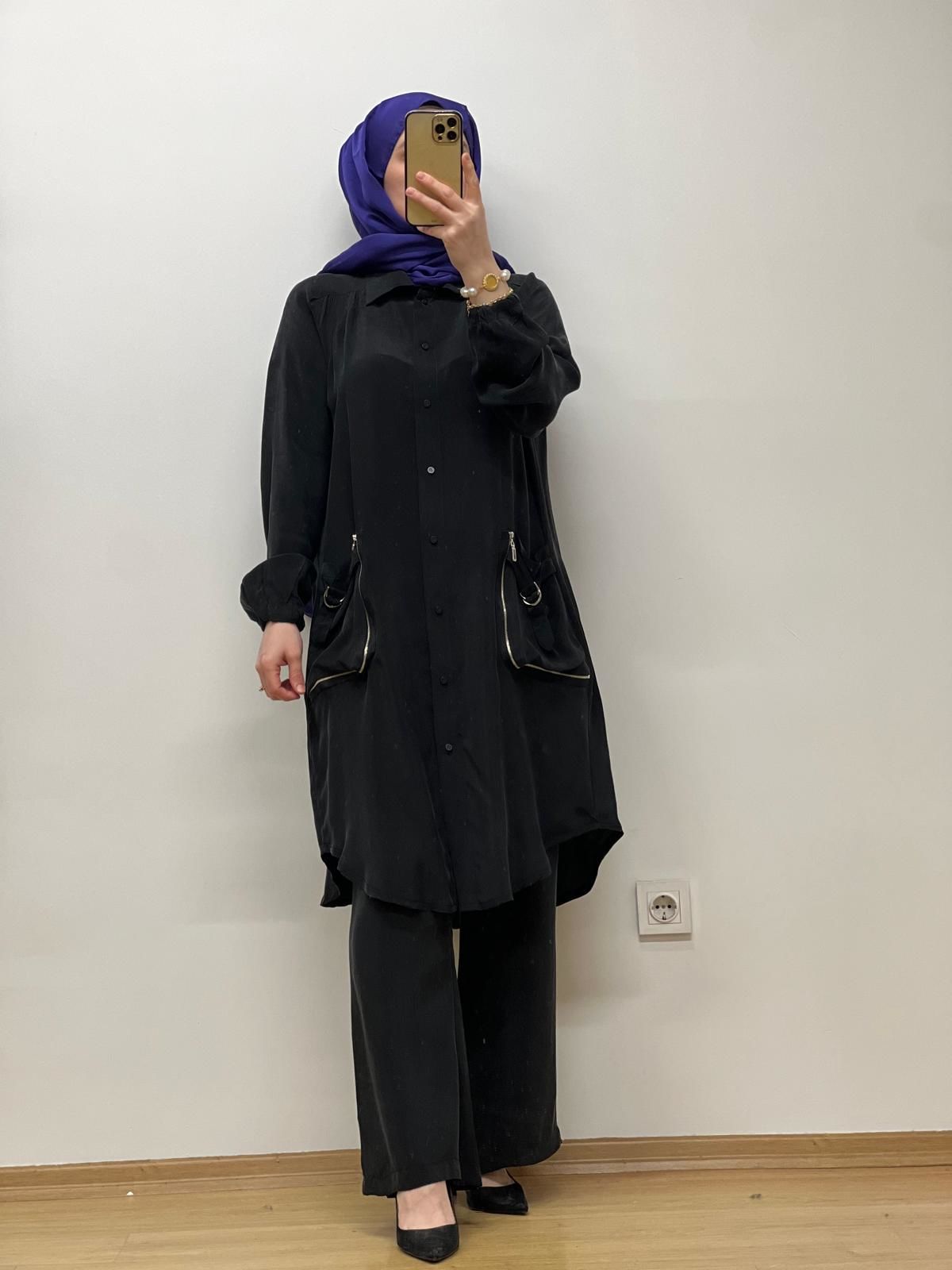 MissWhence Cupro Gömlek 25Y-37302
