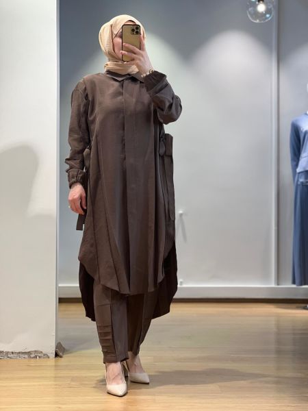 MissWhence Nakışlı Pantolonlu Takım 25Y-37301