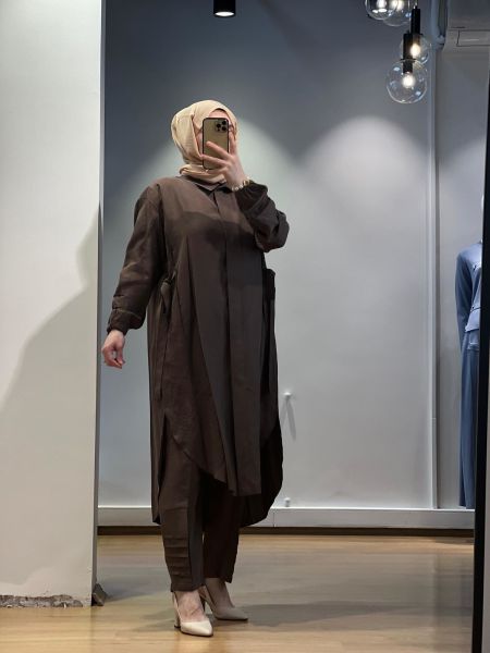 MissWhence Nakışlı Pantolonlu Takım 37301