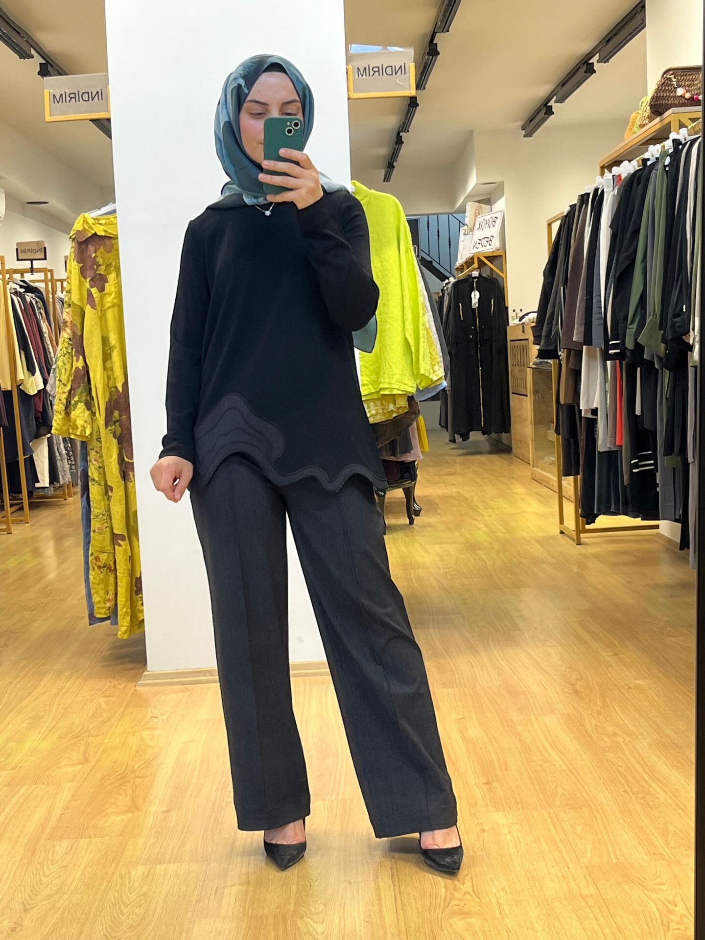 MissDalida Denim Boru Paça Pantolon T25PF-7008