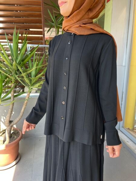 MissDalida Düz Renk Düğmeli Hırka T25PF-9205