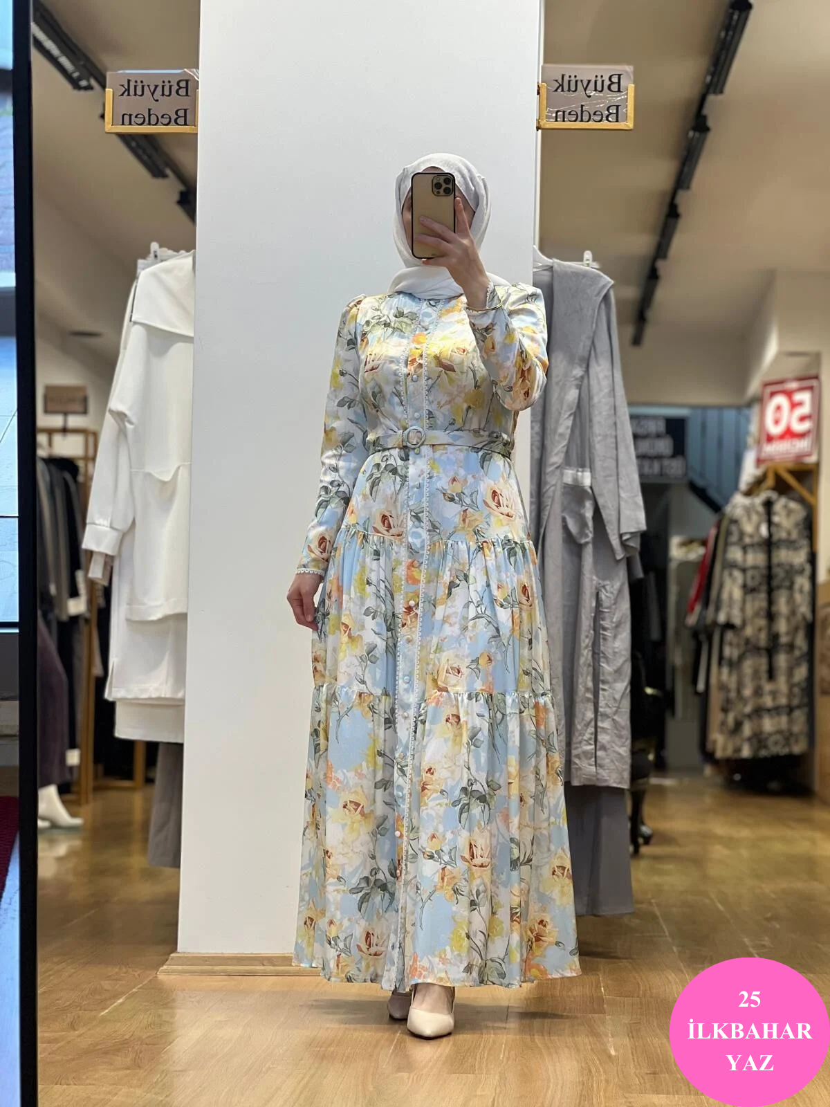 Jamıla Sarah Gülnaz Elbise SS25-3073