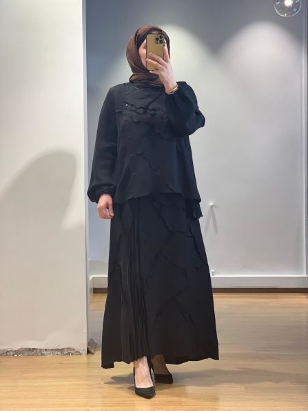 MissWhence Etek Takım Cupro/Keten 25Y-37305