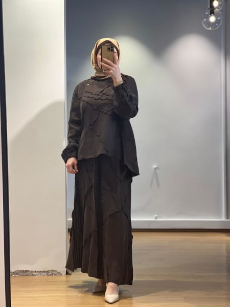 MissWhence Etek Takım Cupro/Keten 37305