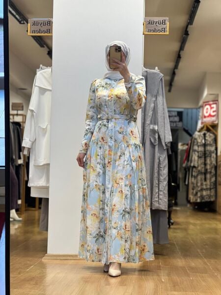Jamıla Sarah Gülnaz Elbise SS25-3073-BB