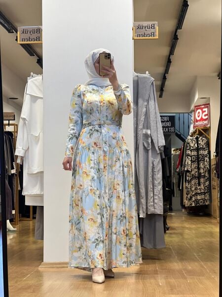 Jamıla Sarah Gülnaz Elbise SS25-3073-BB