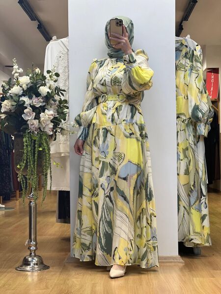 Jamıla Sarah Mehtap Elbise SS25-3089-BB