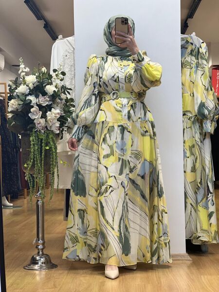 Jamıla Sarah Mehtap Elbise SS25-3089-BB