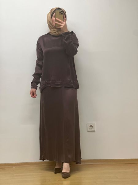 MissWhence Cupro Etekli Takım 37008