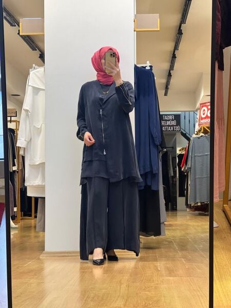 MissWhence Ceket Pant. Cupro Takım 25Y-37205