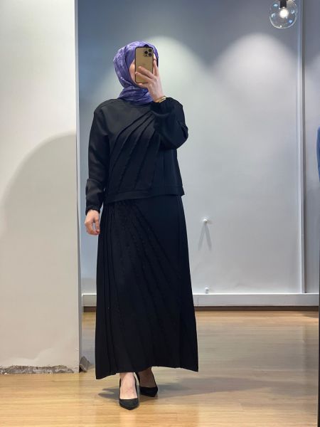 MissWhence Etek Takım Keten/Viscon 25Y-37312