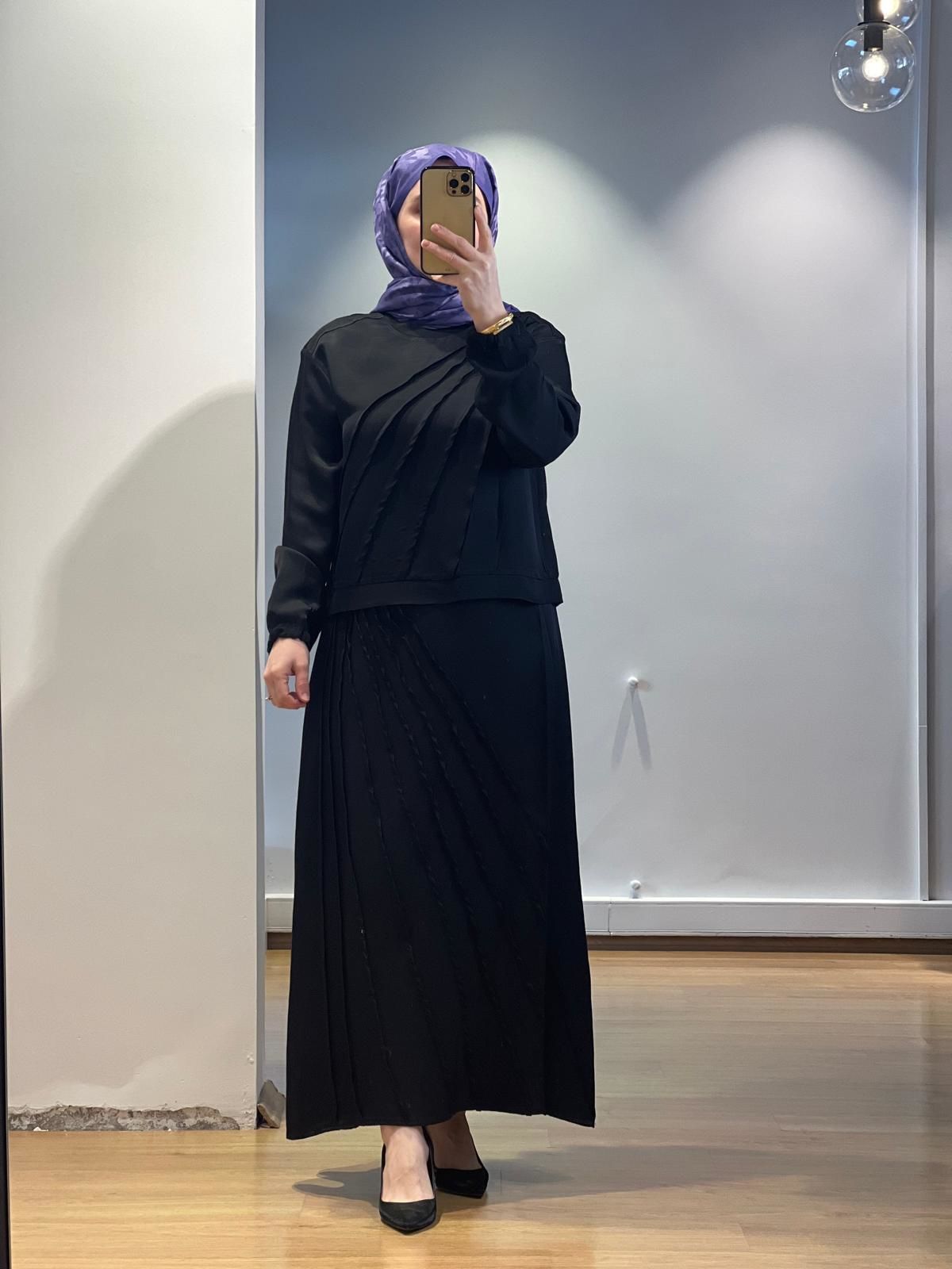 MissWhence Etek Takım Keten/Viscon 25Y-37312