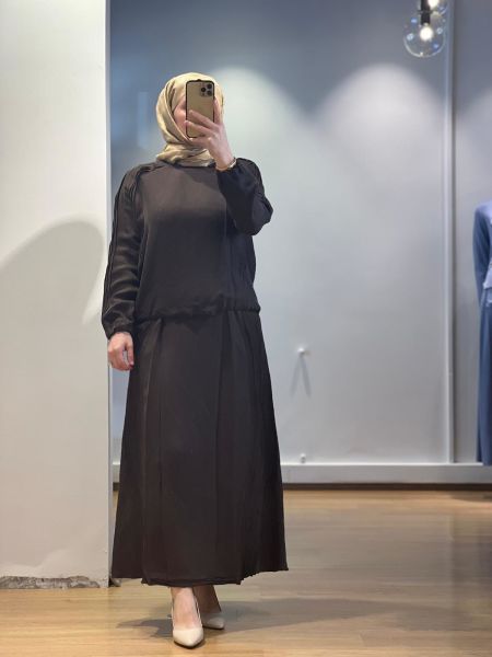 MissWhence Etek Takım Cupro/Keten 25Y-37009