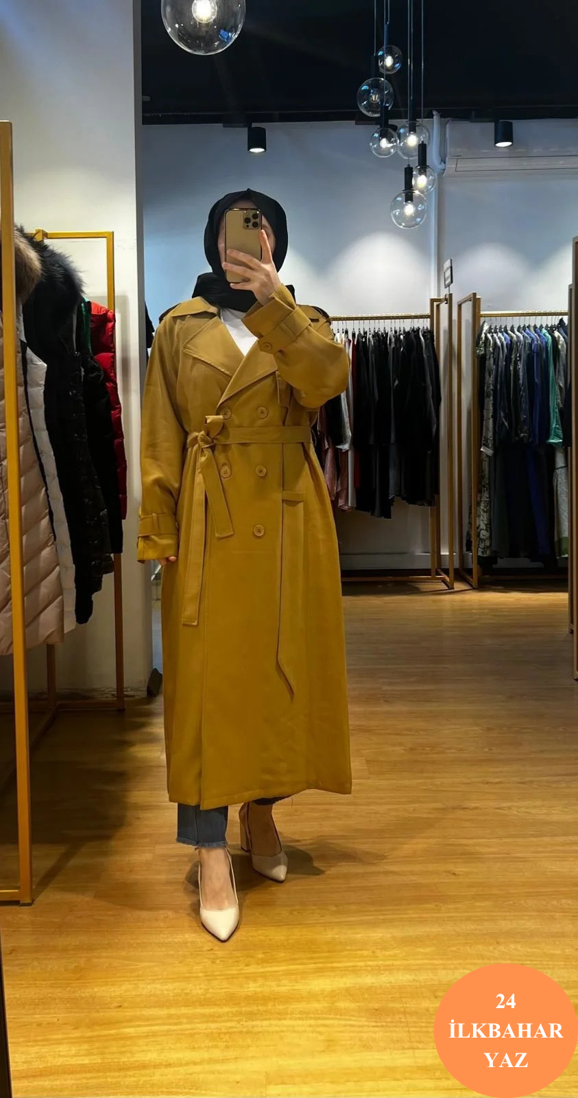 QooQ Store Reb Trençkot 24SS600