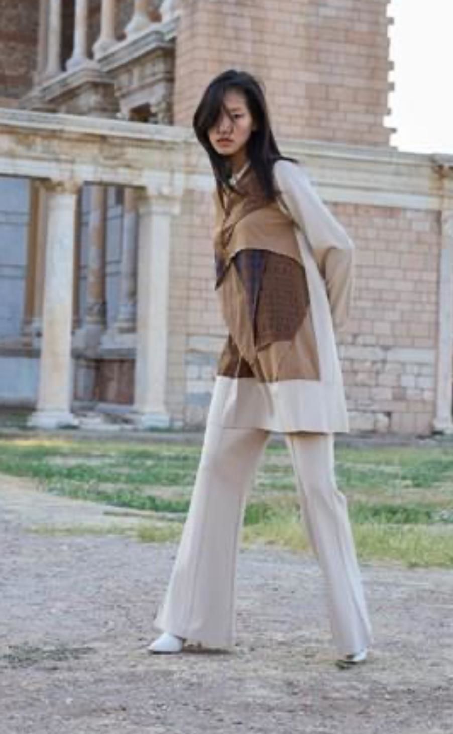 MissWhence İspanyol Paça Pantolon 32123-BB